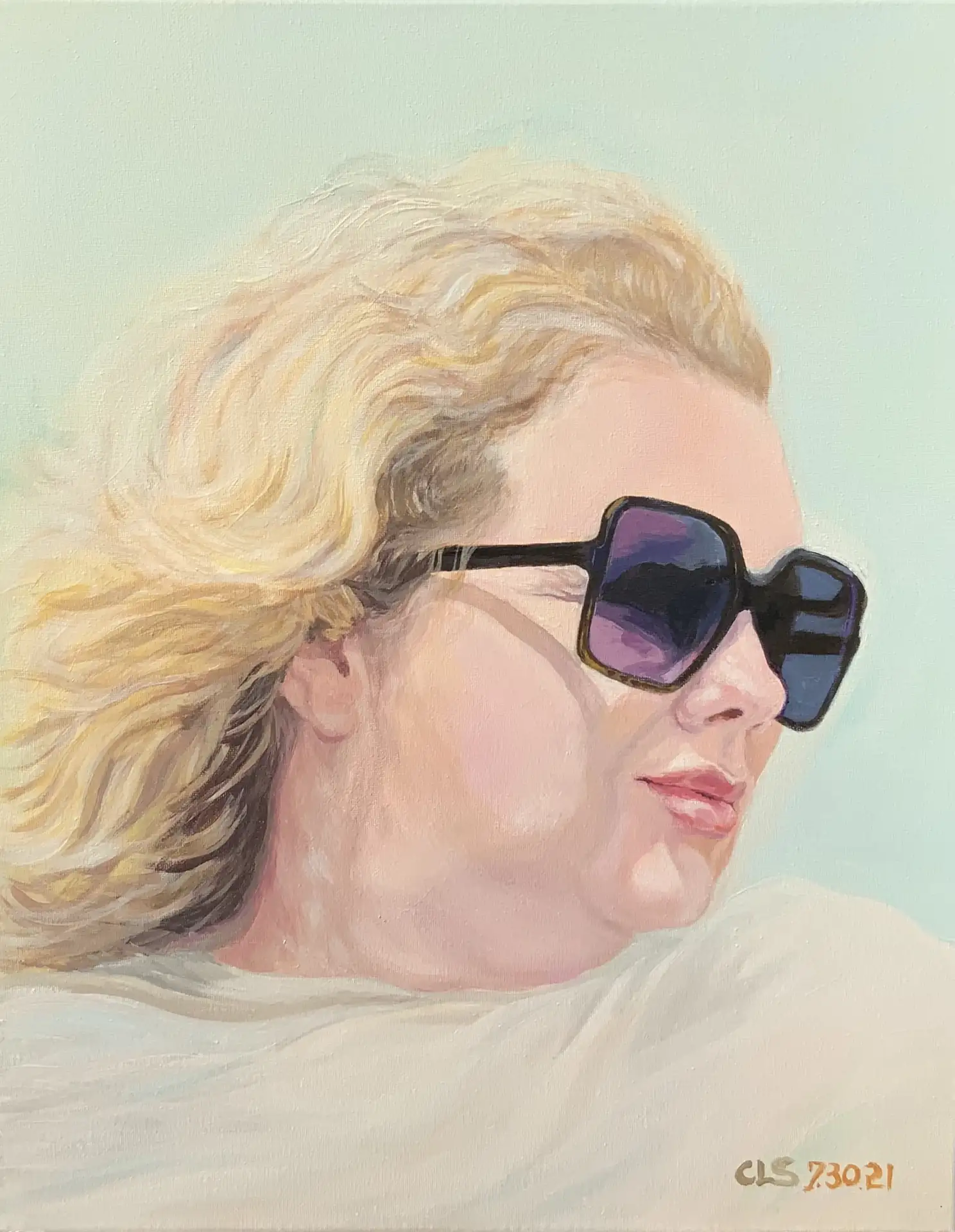 Connie Straub portrait painting