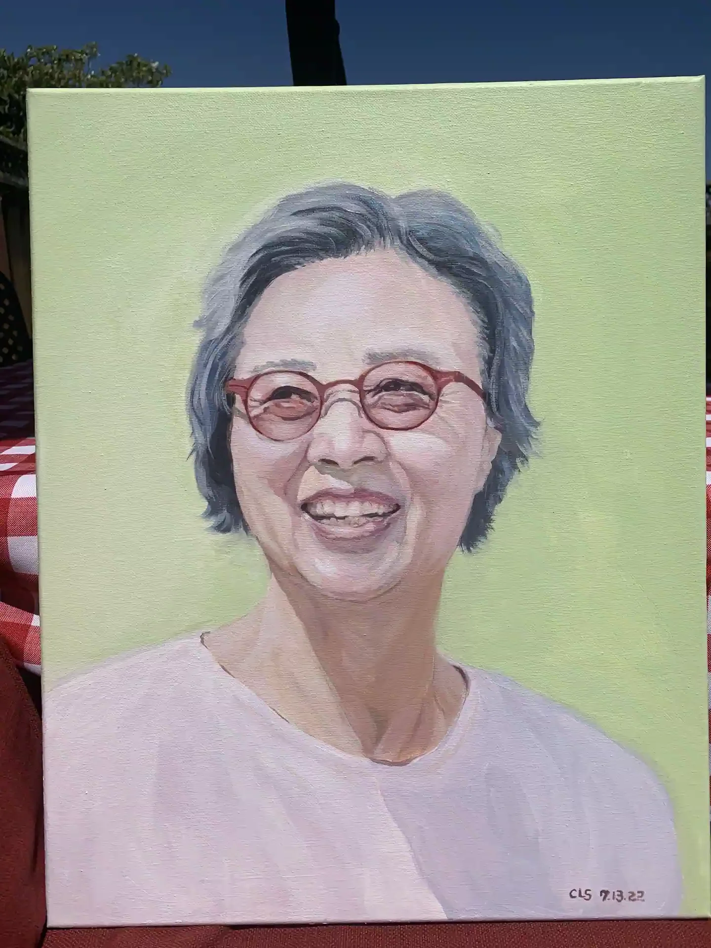 Connie Straub portrait painting
