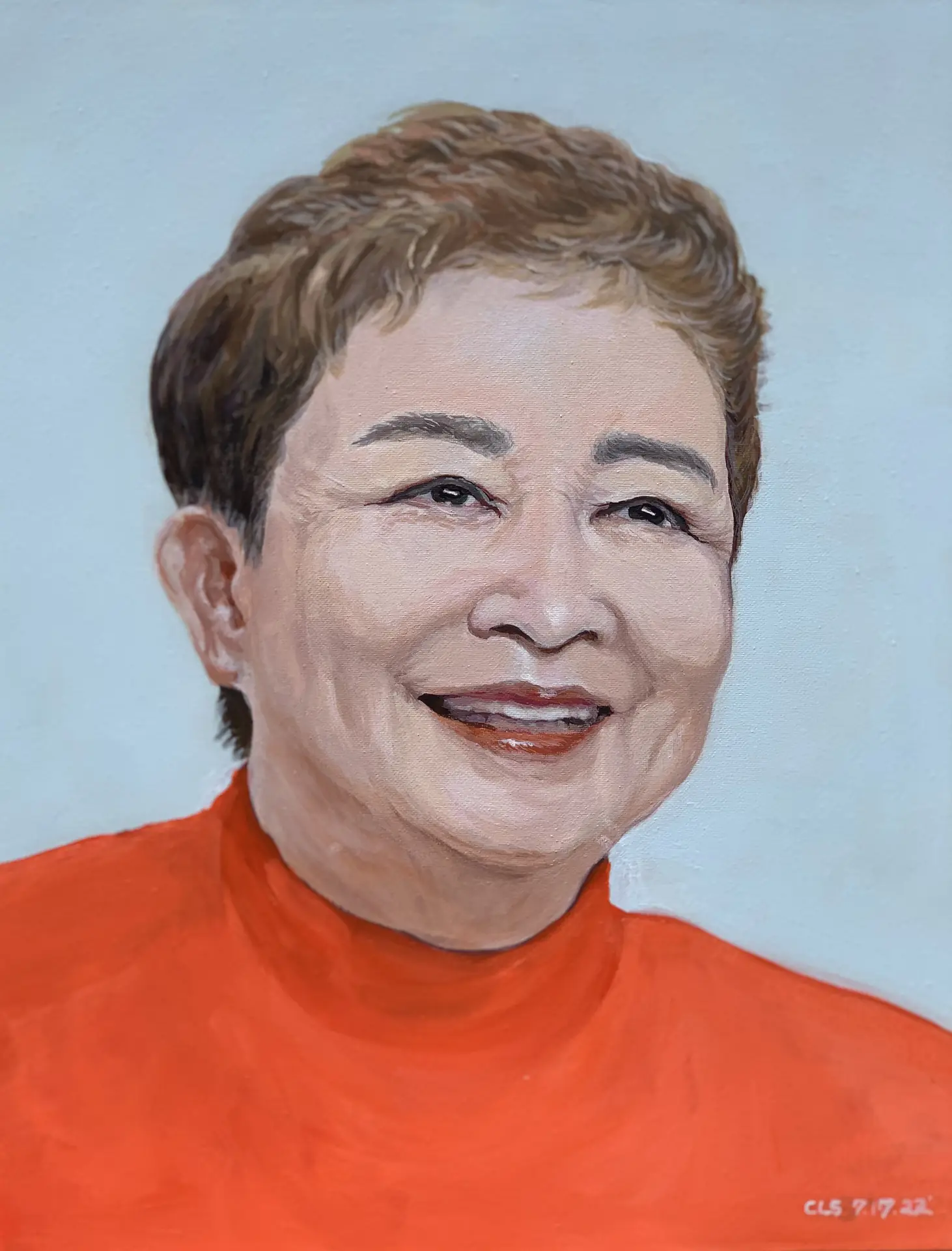 Connie Straub portrait painting