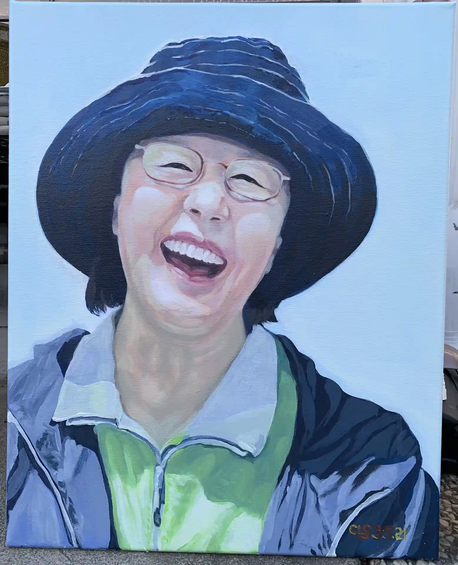 Connie Straub portrait painting