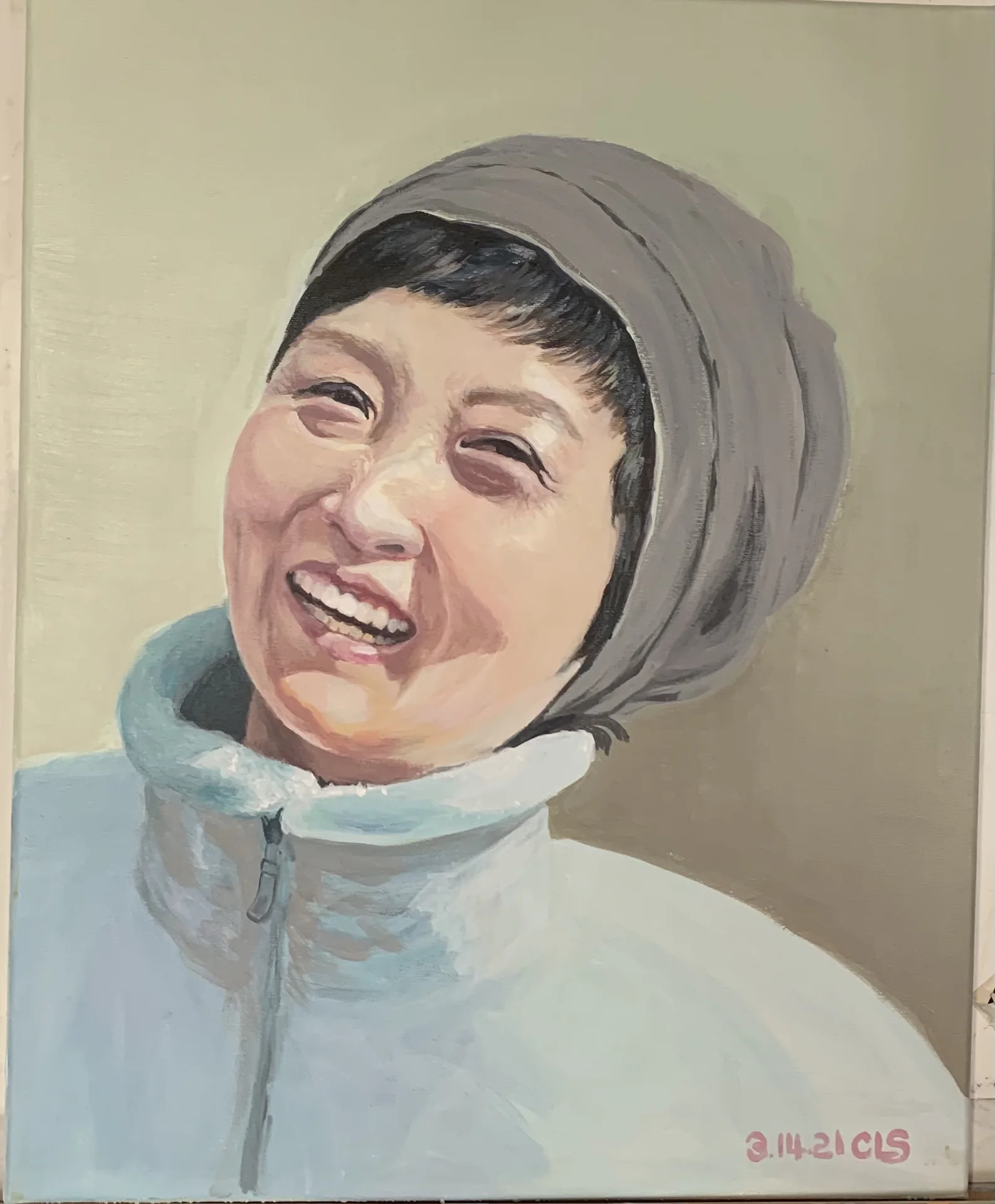 Connie Straub portrait painting