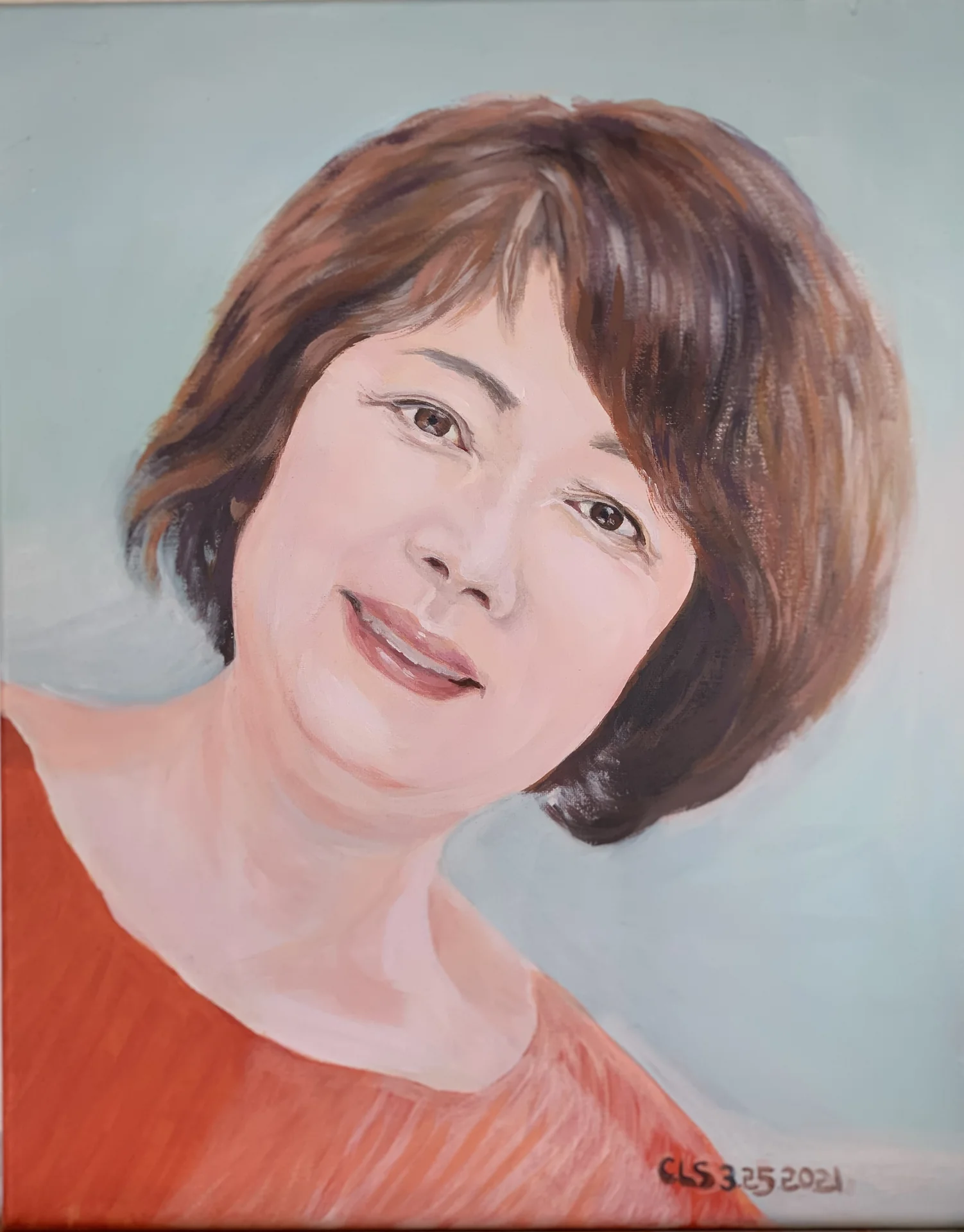 Connie Straub portrait painting