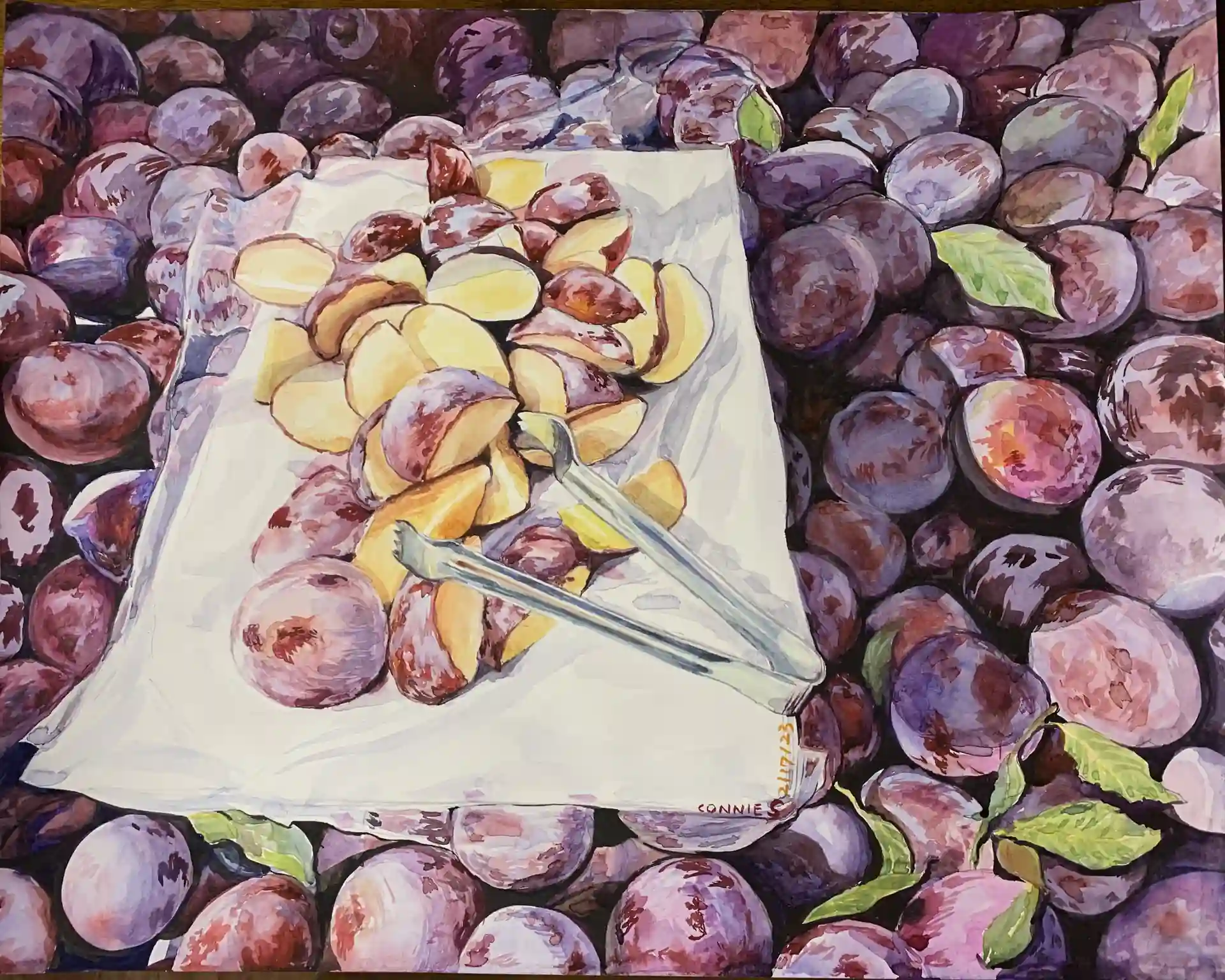 Connie Straub still life painting